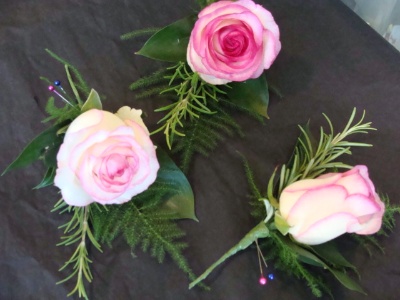 Rose buttonholes